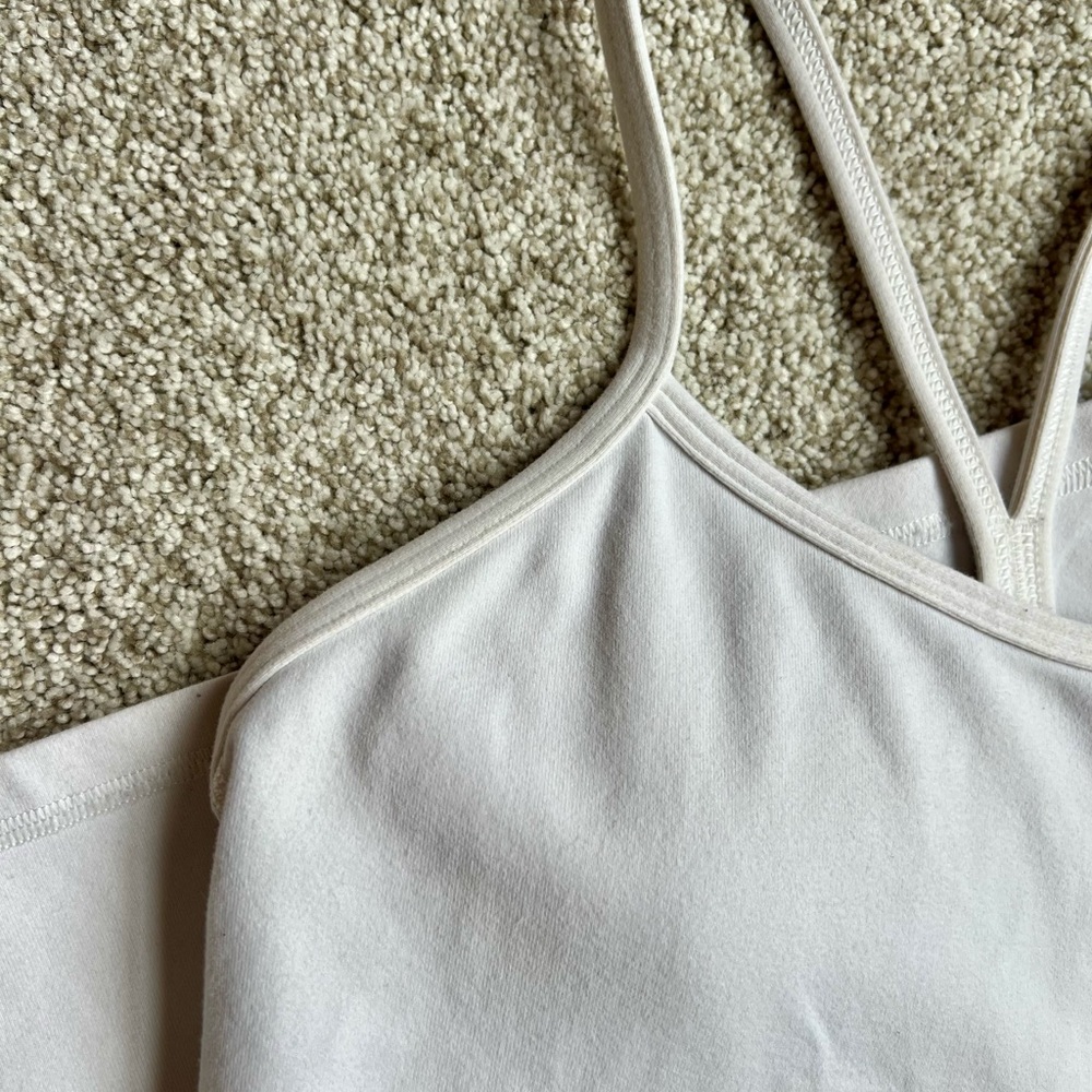 lululemon athletica Power Y White Size 6 - Picture 5 of 6